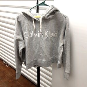 Calvin Klein Light Gray Women's Hoodie Size Medium